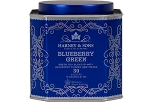 Harney & Sons Blueberry Green Tea 30 Count Sachets