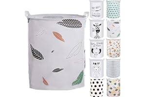 RoyBoder Collapsible Laundry Basket in Bedroom Waterproof Laundry Hamper in Bathroom Large Laundry Bag in College Dormitory Cloakroom Livingroom Nursery Organizer Toy Bin