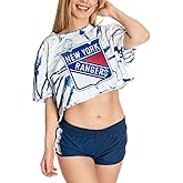 Calhoun NHL Surf & Skate Womens Oversize Drop Shoulder Crop T-Shirt – The Sunset Collection