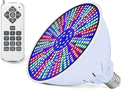 bombilla led de color para piscina en el suelo 120 v 40 w cambio de color rgb garantia de reemplazo de por vida bombilla de repuesto para pentair
