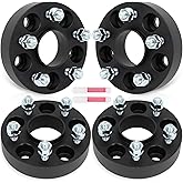 SCITOO 4Pcs Wheel Spacers 1.25 inch 5x108 Bore 63.4mm Studs 12x1.5 5 Lug Wheel Spacers Adapters Fit for for Ford Escape for Ford Fusion for Ford Bronco Sport for Ford Transit Connect