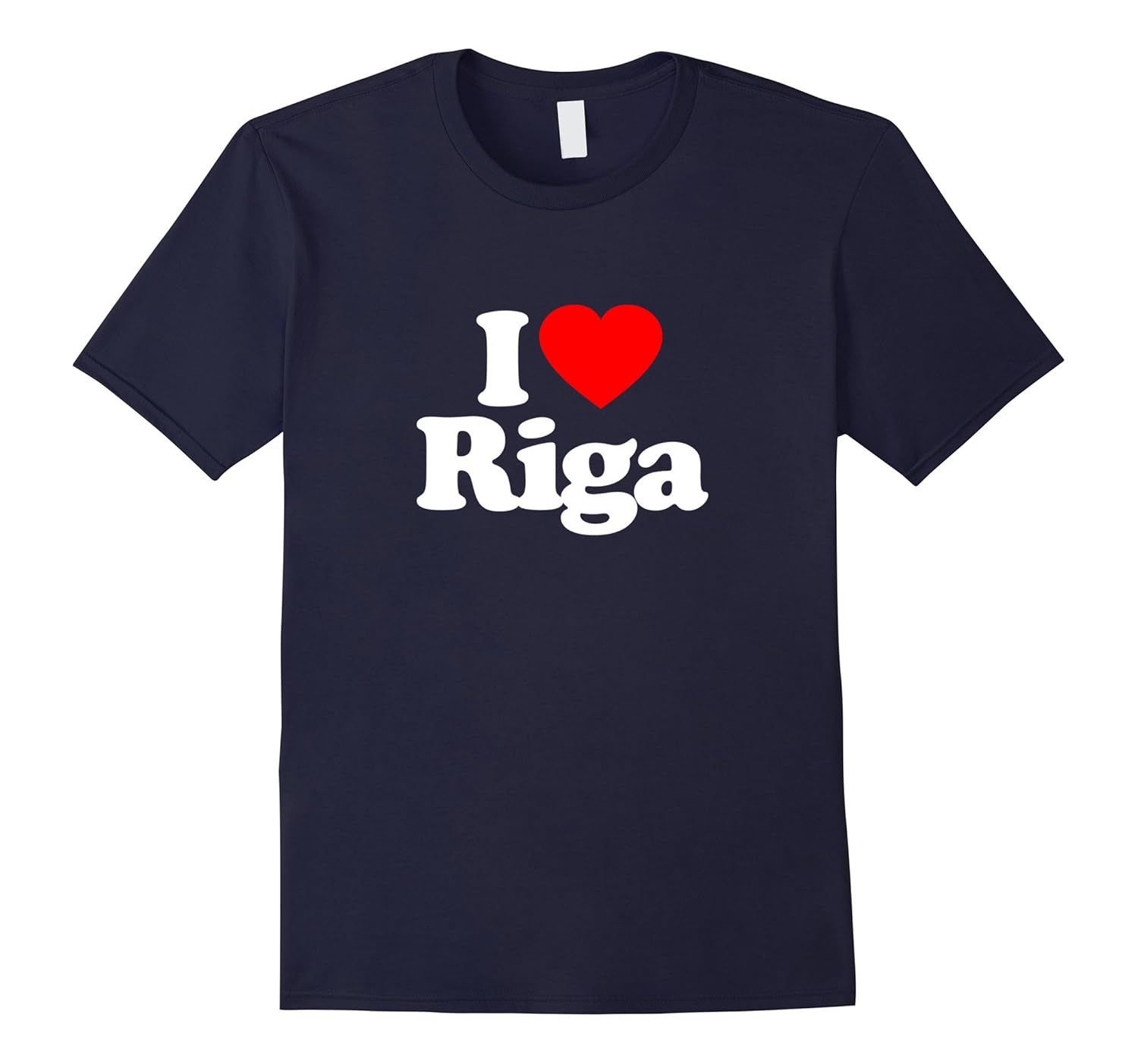 Love Riga Heart Funny T-Shirt-ANZ