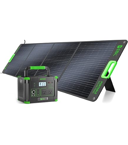 Amazon.com : EBL 200W Portable Solar Panel High Efficiency Solar