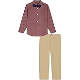 Tommy Hilfiger Boys 3-Piece Formal Set, Includes Dress Shirt, Dress Pants, Tie