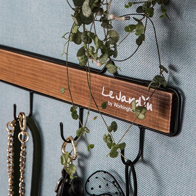 16lyp Retro Holz Eisen Halter Rack Wand Storage Hanger 5 Haken Fur Mantel Hute Robe Schlussel Hangend Zuhause Zimmer Badezimmer Turhanger Dekoration Wand Braun Amazon De Kuche Haushalt