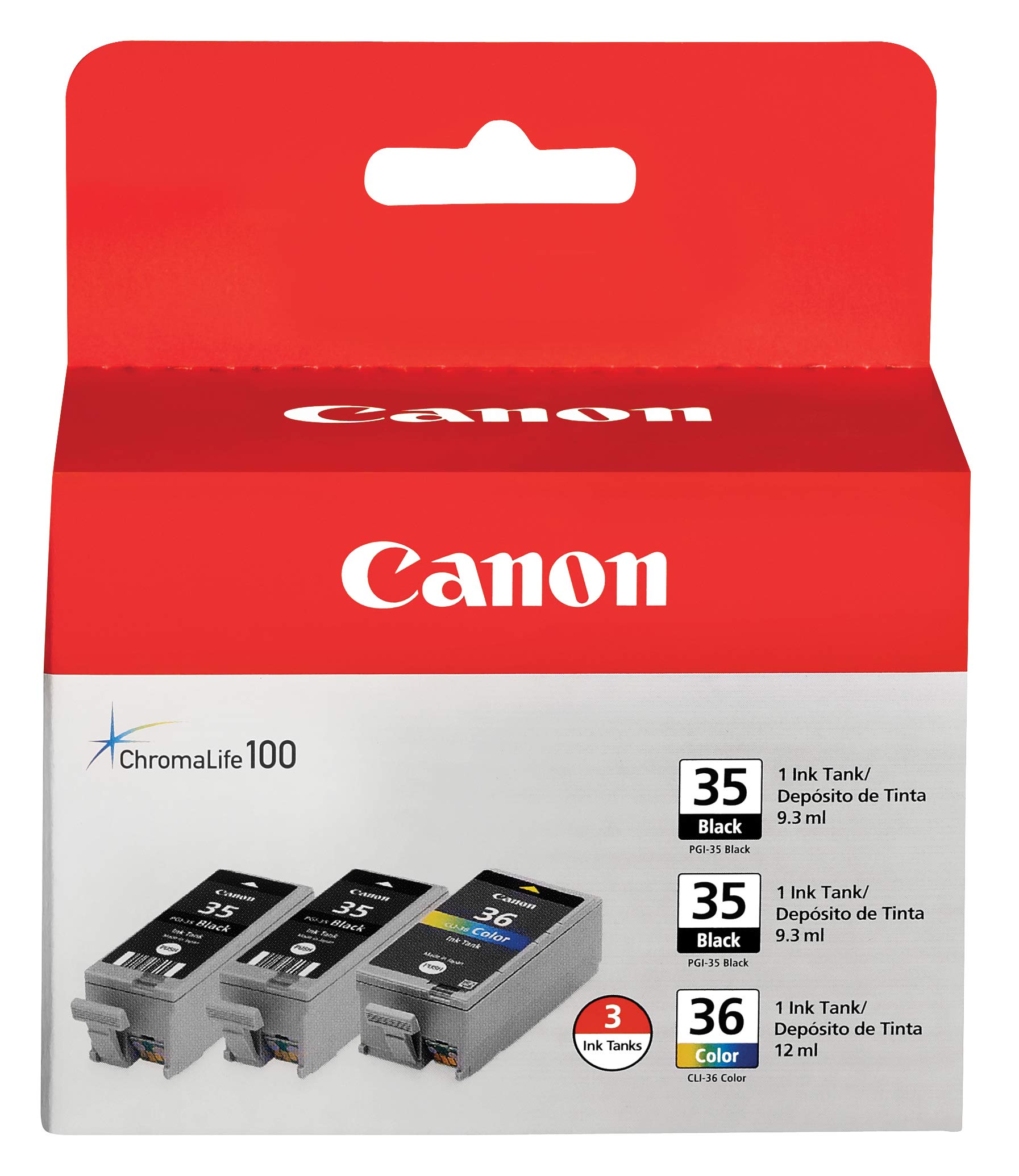 Canon PIXMA TR150 Portable Printer Bundle with LK-72 Battery Pack and PGI-35/CLI-36 Ink Cartridges