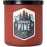 Manly Indulgence Peppered Pine Scented Candles for Men, 2 Wick, 15 oz Premium Soy Blend, 60H Burn, Candles for Home Scented – Made in The USA