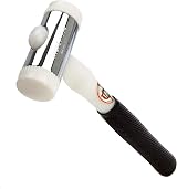 Thor 714 Nylon Hammer 2 Lb Thorex Metal Head Screw-in Nylon Faces