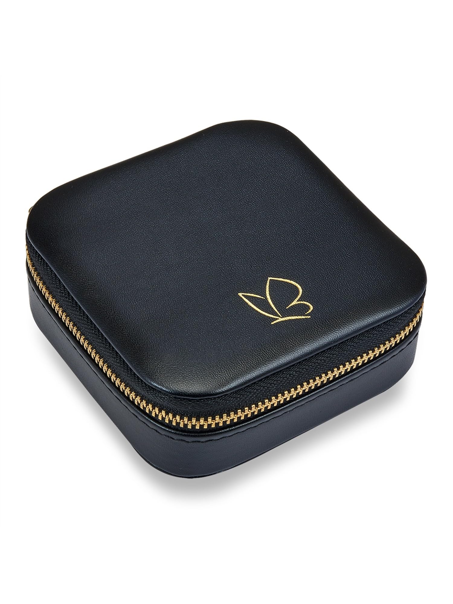 Glanzstücke München Jewelry storage synthetic leather black