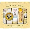 Burt's Bees Gift Set, 5 Essential Prodcuts, Deep Cleansing Cream, Hand Salve, Body Lotion, Foot Cream & Lip Balm, Travel Size