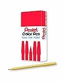Pentel Arts Color Pen, Gold Ochre, Box of 12