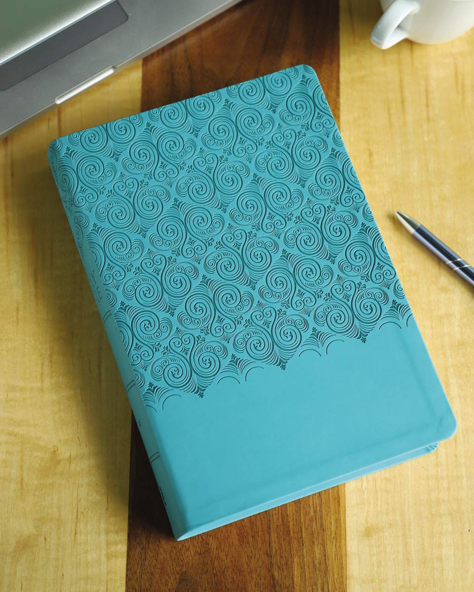 NIV, Super Giant Print Reference Bible, Leathersoft, Teal, Red Letter, Comfort Print NIV, Super Giant Print Reference Bible, Leathersoft, Teal, Red Letter, Comfort Print Imitation Leather