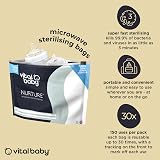 Vital Baby NURTURE Microwave Sterilising Bags 5 Pack reusable 150 uses view 3