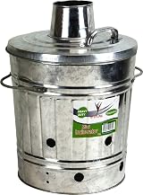Sterling Ventures 15L Mini Galvanised Incinerator Fire Bin Garden Waste view 2