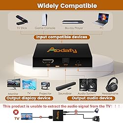 HDMI Audio Extractor, HDMI to Optical Adapter, HD