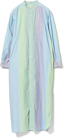 Amazon ビームスボーイ ワンピース マルチストライプ スタンドカラー ワンピース レディース ワンピース チュニック 通販