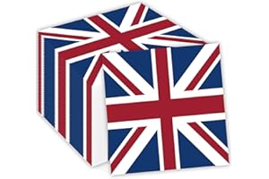 JAJAJUEGOS 40Pcs British Paper Napkins British National Day Theme Party Decorations Disposable Party Napkins Set England Flag Paper Luncheon Napkins London UK Flag Design Theme Supplies