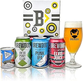 Download Brewdog Craft Beer Case Gift Set With Official Branded Glass 3 X 330ml Cans Perfect For Christmas Amazon Co Uk Beer Wine Spirits PSD Mockup Templates