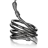 BriLove Bendable Flexible Snake Bracelet for Women Adjustable Punk Choker Necklace Hollween Party Jewelry