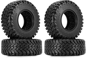 INJORA 1.0" MAVERIX M/T Tires 52 * 19mm for 1/18 1/24 RC Crawlers Upgrade(T1026)
