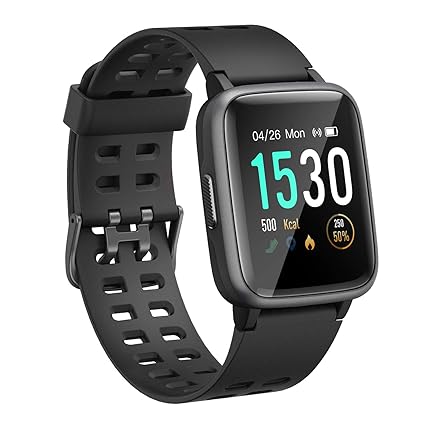 BingoFit Fitness Smart Watch, 1.3 Touchscreen Activity Tracker with 14 Sports Mode Breathing Training Heart Rate Sleep Monitor Calorie Pedometer ...