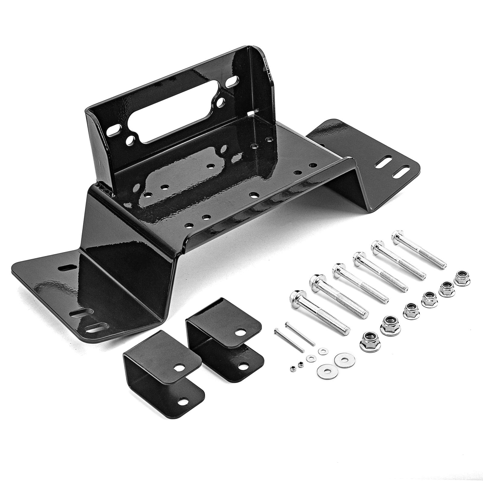 Photo 1 of WeiSen Front Bumper Winch Mount Plate Kit Compatible with Honda Pioneer 700 and 700-4 2014-2025