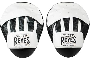CLETO REYES Boxing Punching Mitts, Focus Sparring Striking Training Punch Pads, MMA, Kickboxing, Muay Thai, Leather