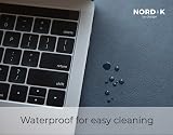 Nordik By Design Nordik Leather Desk Mat Midnight Blue 89x43 cm view 5