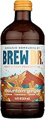 BREW DR Ginger Turmeric Kombucha, 14 FZ