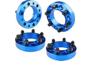 EOTH 4PCS 6x5.5 Wheel Spacers 4Runner Tacoma Tundra 4 Runner 6Lug, 1.5 in 6x139.7mm Blue Forged Wheel Spacers 106mm Hub Centr