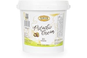 Alkis Pistachio Cream, Bulk Pistachio Cream for Dubai Chocolate Bar, 2.2 lb. (1 kg)
