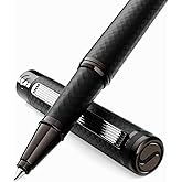 Scriveiner All Black Rollerball Pen - Stunning Luxury All Metal Matt Black Pen, Schmidt Ink Refill, Best Roller Ball Gift Set for Men &amp; Women, Professional, Executive Office, Nice Pens