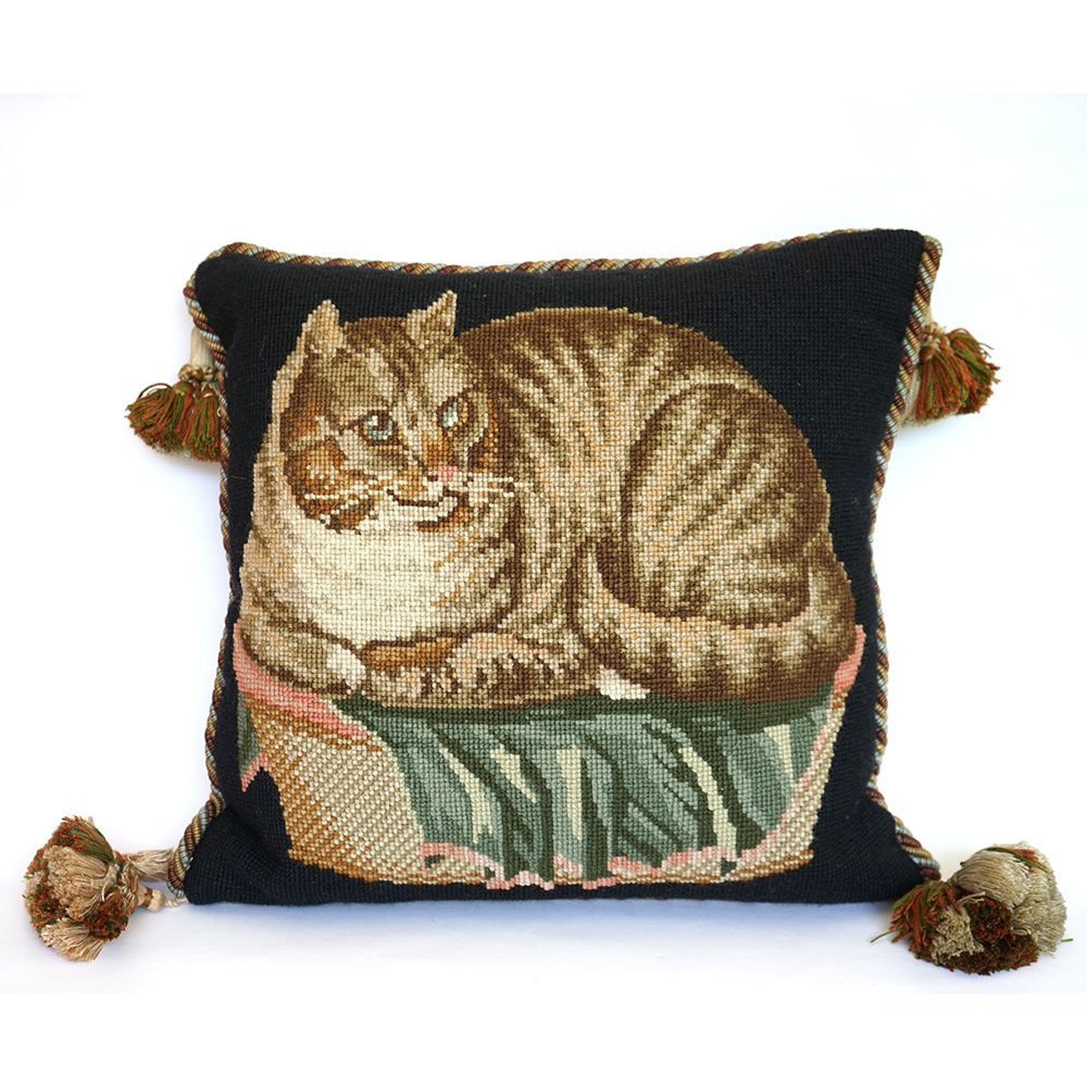 The Contented Cat Needlepoint Tapestry Kit From Elizabeth Bradley