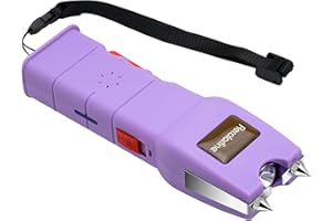 RECOLORFINE Stun Gun with LED Flashlight for Women Self Defense Rechargeable Stun Guns with Personal Security Alarm