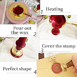 Letter N Initial Alphabet Wax Seal Stamp with