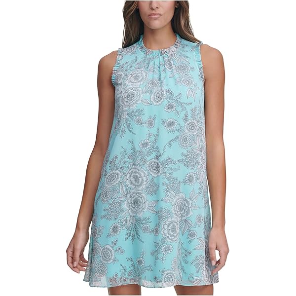Tommy Hilfiger Women's Dresses,Sky Captain/English Rose,2P at Amazon  Women's Clothing store