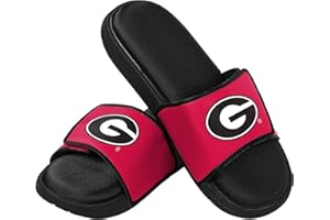 FOCO Mens NCAA College Team Logo Sport Shower Foam Slide Flip Flop Sandals
