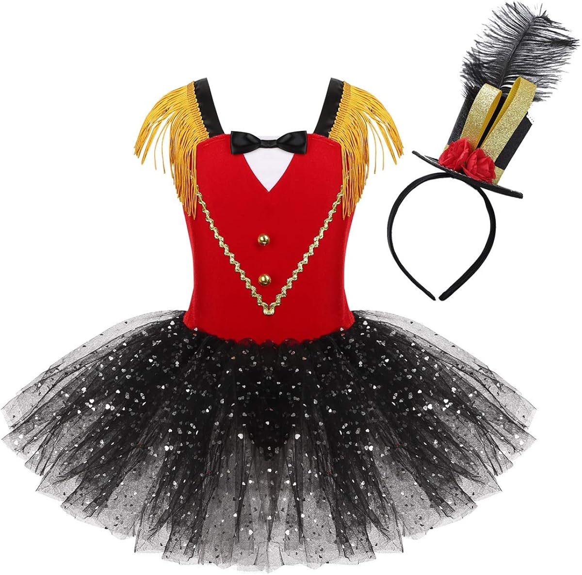 Robe De Danse Pailletée Pour Fille – Ballet, Salsa, Contemporaine, Concours. Dos Creux, Sequins Brillants, Tissu Léger. Tailles 6-16 Ans
