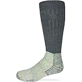 Carolina Ultimate Big Bertha Merino Wool Heavyweight Boot Socks 1 Pair Pack, Charcoal, Large
