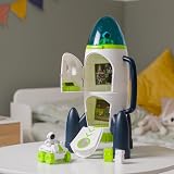 Science Kidz Space Rocket Set 42cm Lights Sounds 2 Astronauts Rover Kids 3-5 view 5