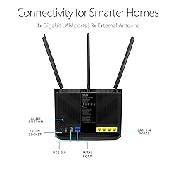 ASUS AC1900 WiFi Router (RT-AC67P) - Dual Band