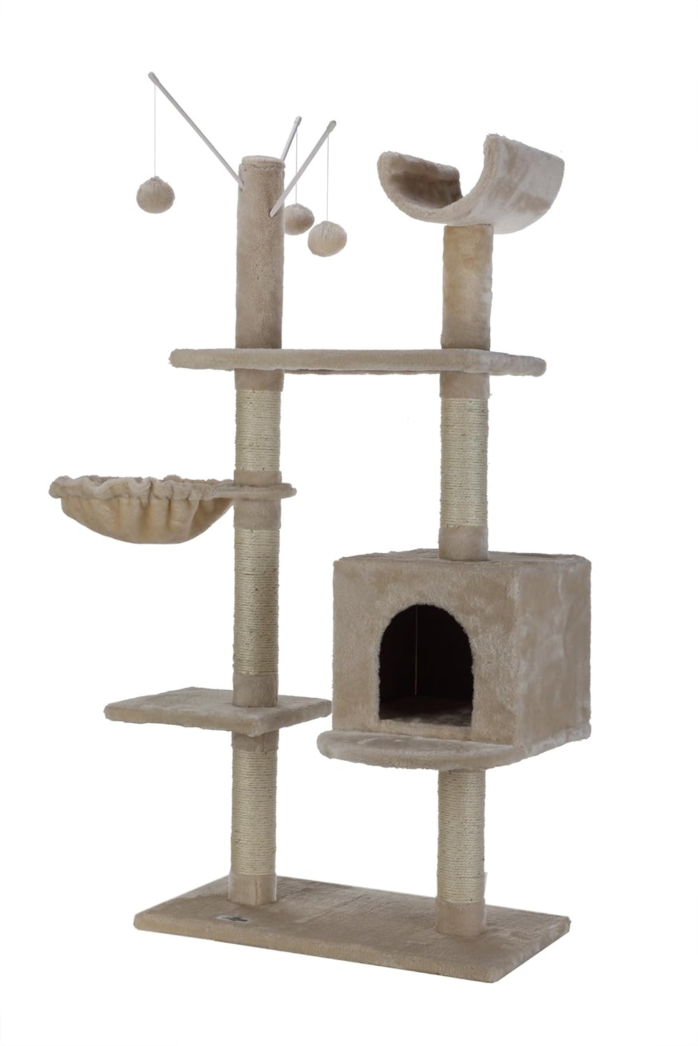 Confidence Pet Executive Cat Tree Beige Amazon.co.uk Pet Supplies