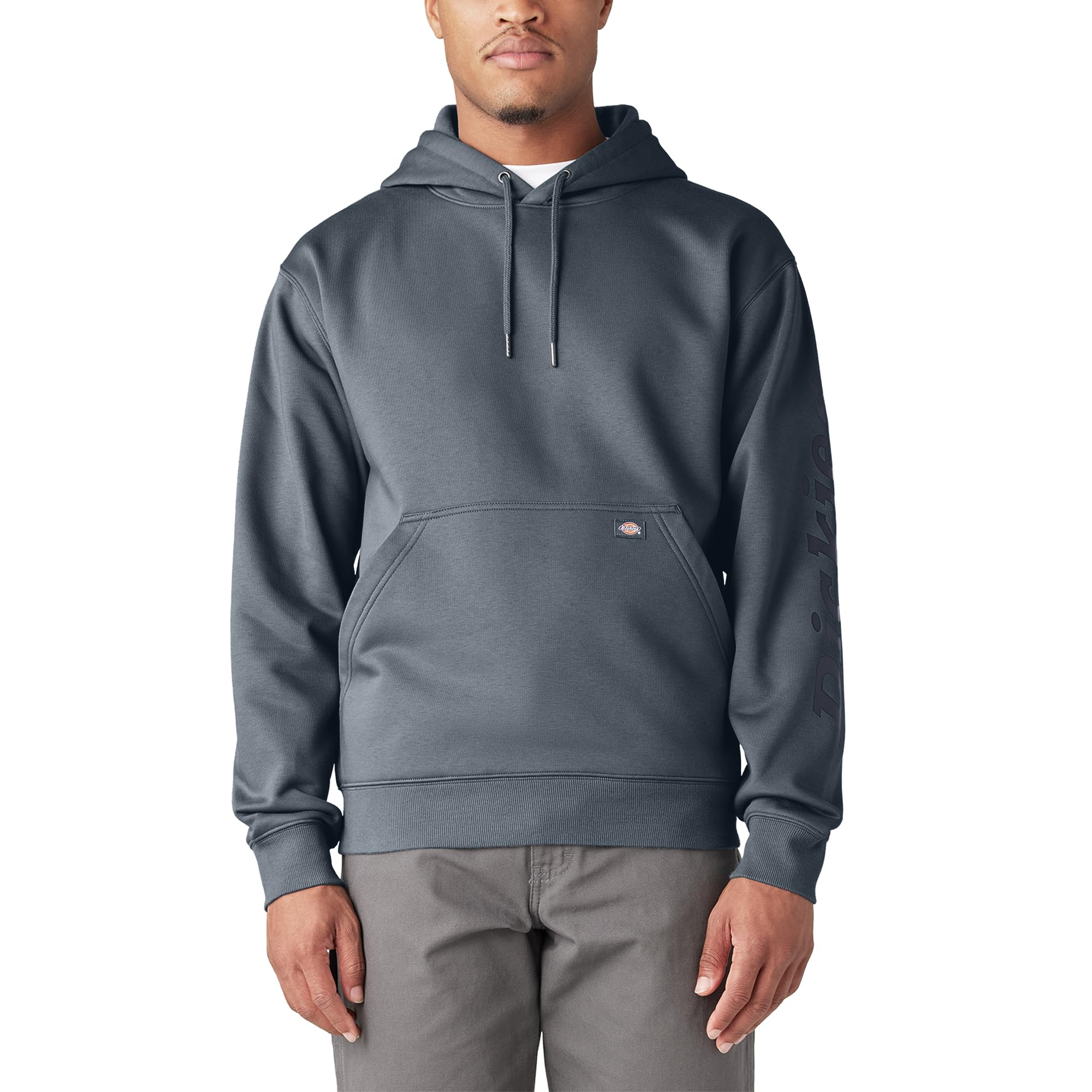 Dickies Water Repellent Logo Sleeve Hoodie, GRAY, 2T