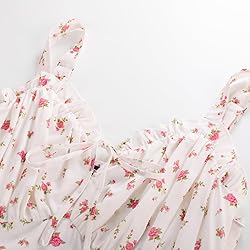 Summer Corset Dress for Women 2025 Floral Milkmaid