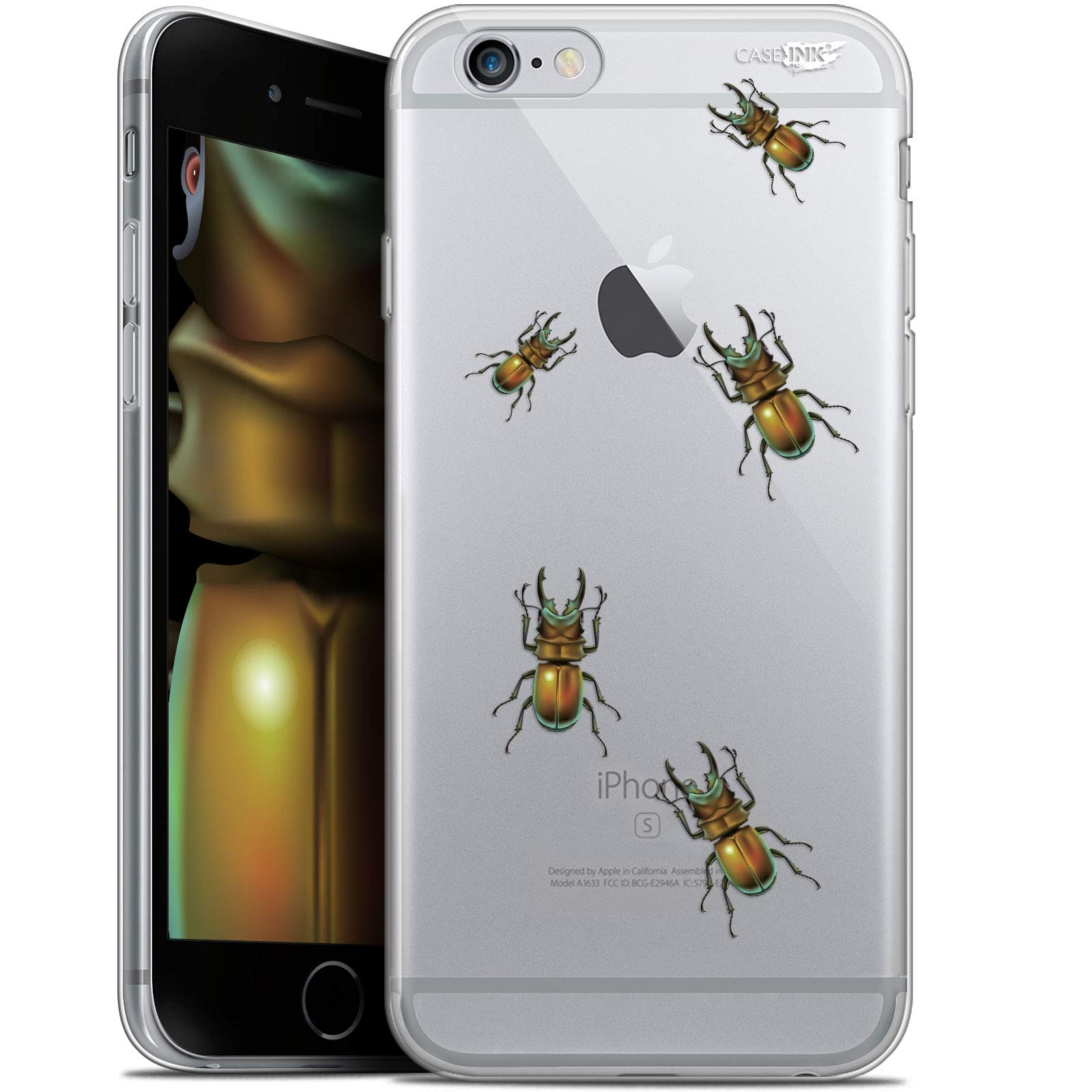 Ultra Thin Case for 4.7-Inch Apple iPhone 6/6S - Little Beetles Design