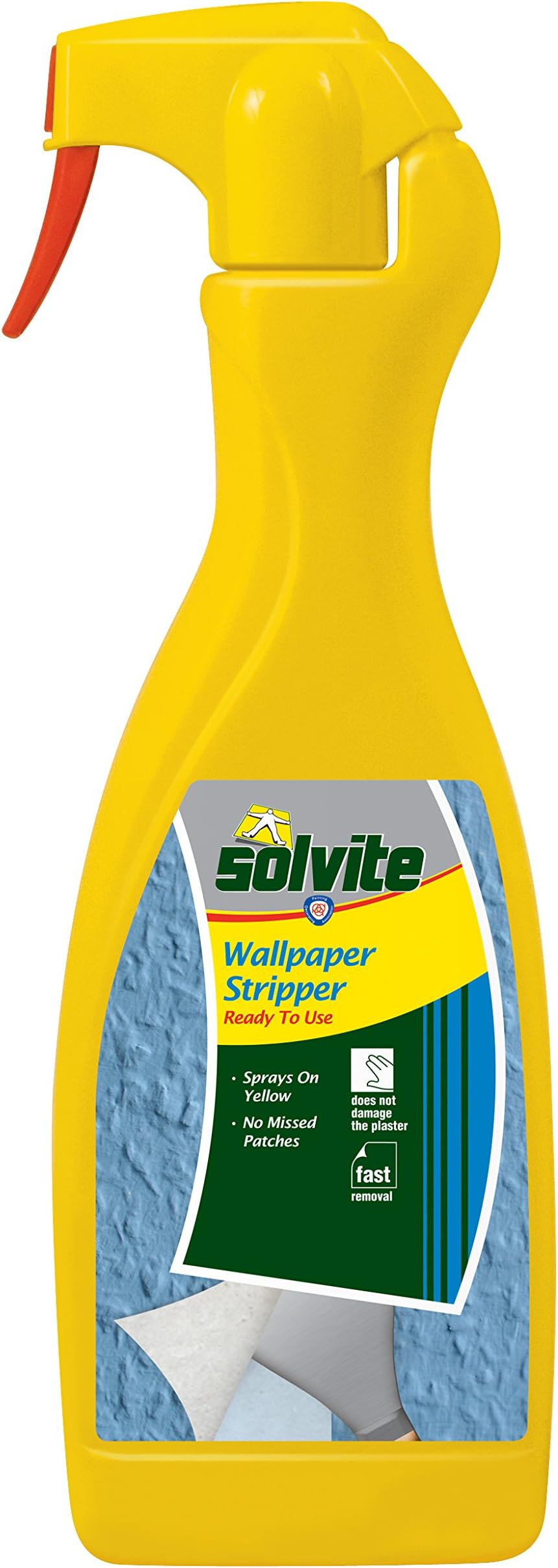 Solvite Ready to Use Wallpaper Stripper 1 Litre High Efficiency Fast Removal