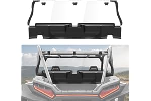 MOGERTOR Rear Windshield for RZR 1000 2024 2025, Polycarbonate UTV Clear Windscreen for Polaris RZR XP 1000 / XP4 1000 2024+ Accessories, Light Tinted Rear Window Protects Against Debris
