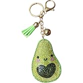 Popfizzy Bling Keychain Accessories for Women, Rhinestone & Cute Purse Charms for Handbags