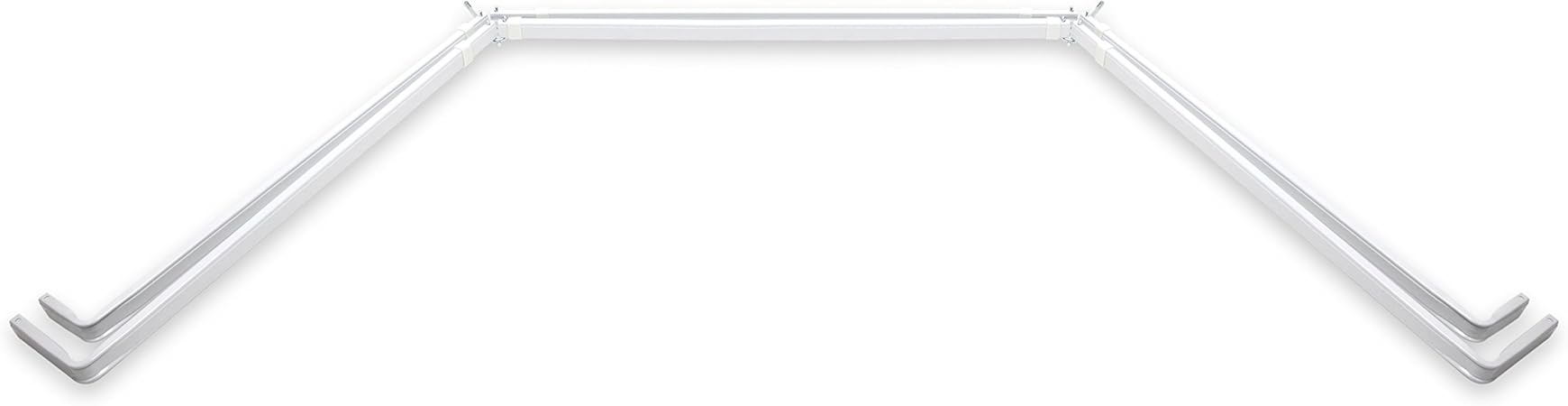 Amazon Com A F Rod Decor Double Bay Window Lockseam Curtain Rod