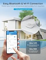 Govee WiFi Room Thermometer Hygrometer 2.4G Temperature Humidity Monitor with view 2